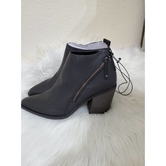 Women's Jayden Double Zip Ankle Bootie - Black Size 10 - Picture 4 of 8